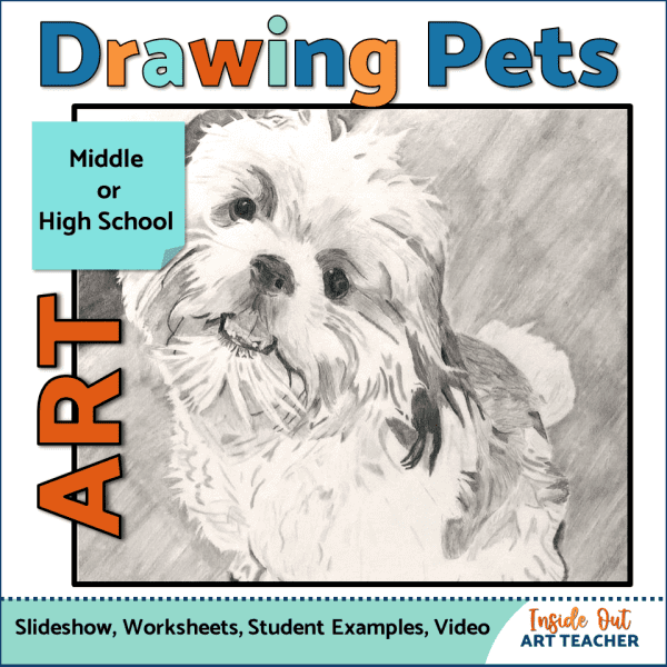 Drawing Fur High School Art Project with Drawing Tutorial and Art Worksheets