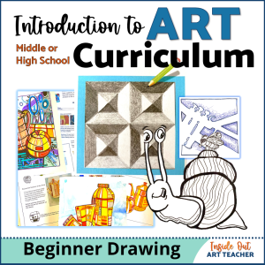 Introduction to Art Curriculum for middle school art or high school art