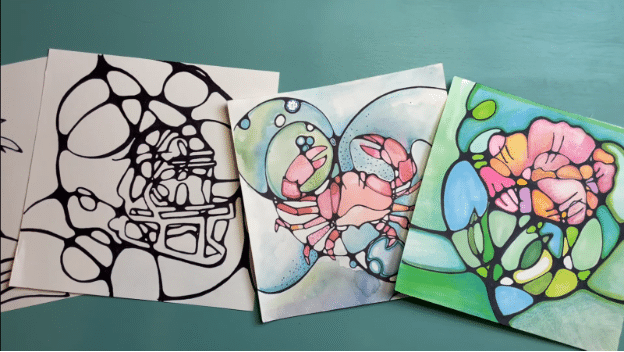 For this neurographic art easy doodle drawing project, just sit back and admire your work! 