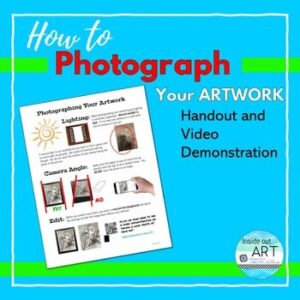 Art: Distance Learning- How to Photograph Your Artwork | Inside Out Art ...