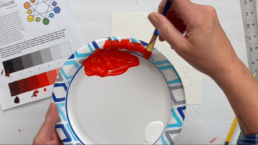 Practice precision and control when painting